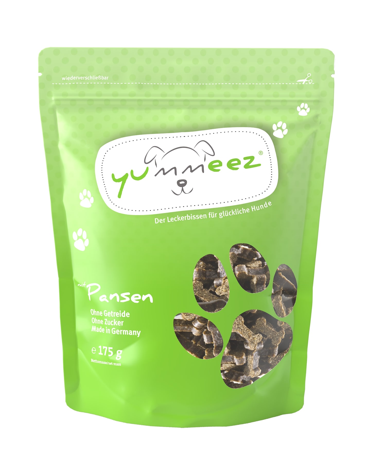 Yummeez Knöchelchen Snack Pansen Leckerli, 175 g