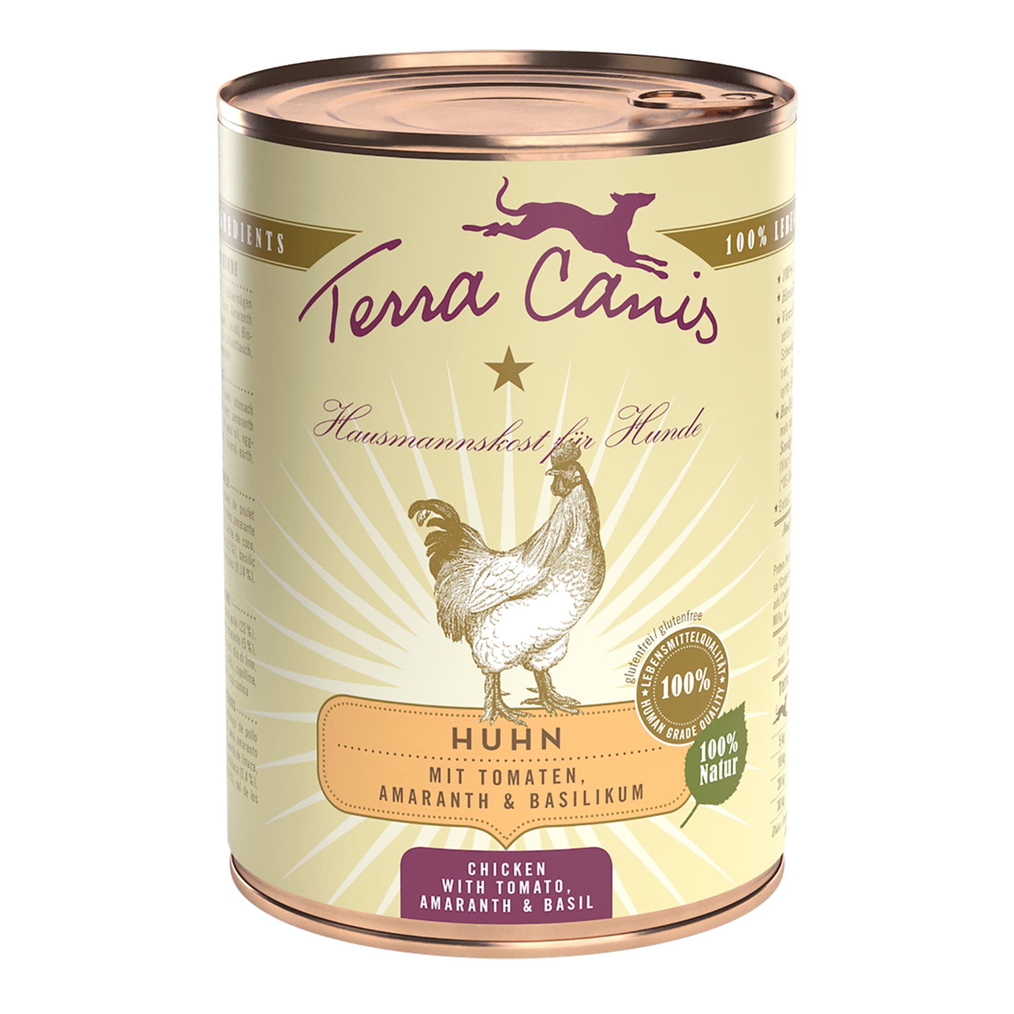 Terra Canis Huhn mit Tomate, Amaranth und Basilikum, 400 g