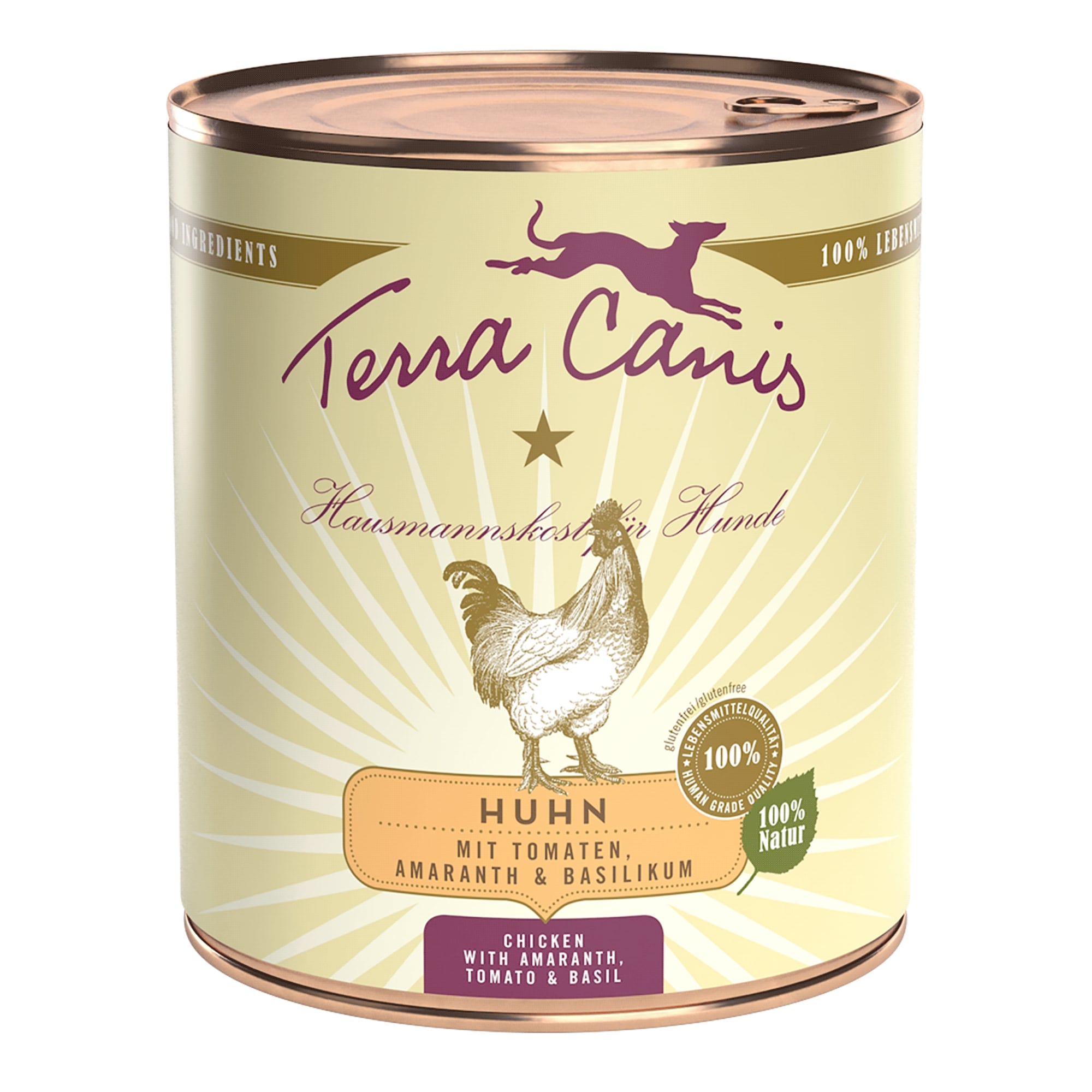 Terra Canis Huhn mit Tomate, Amaranth und Basilikum, 800 g