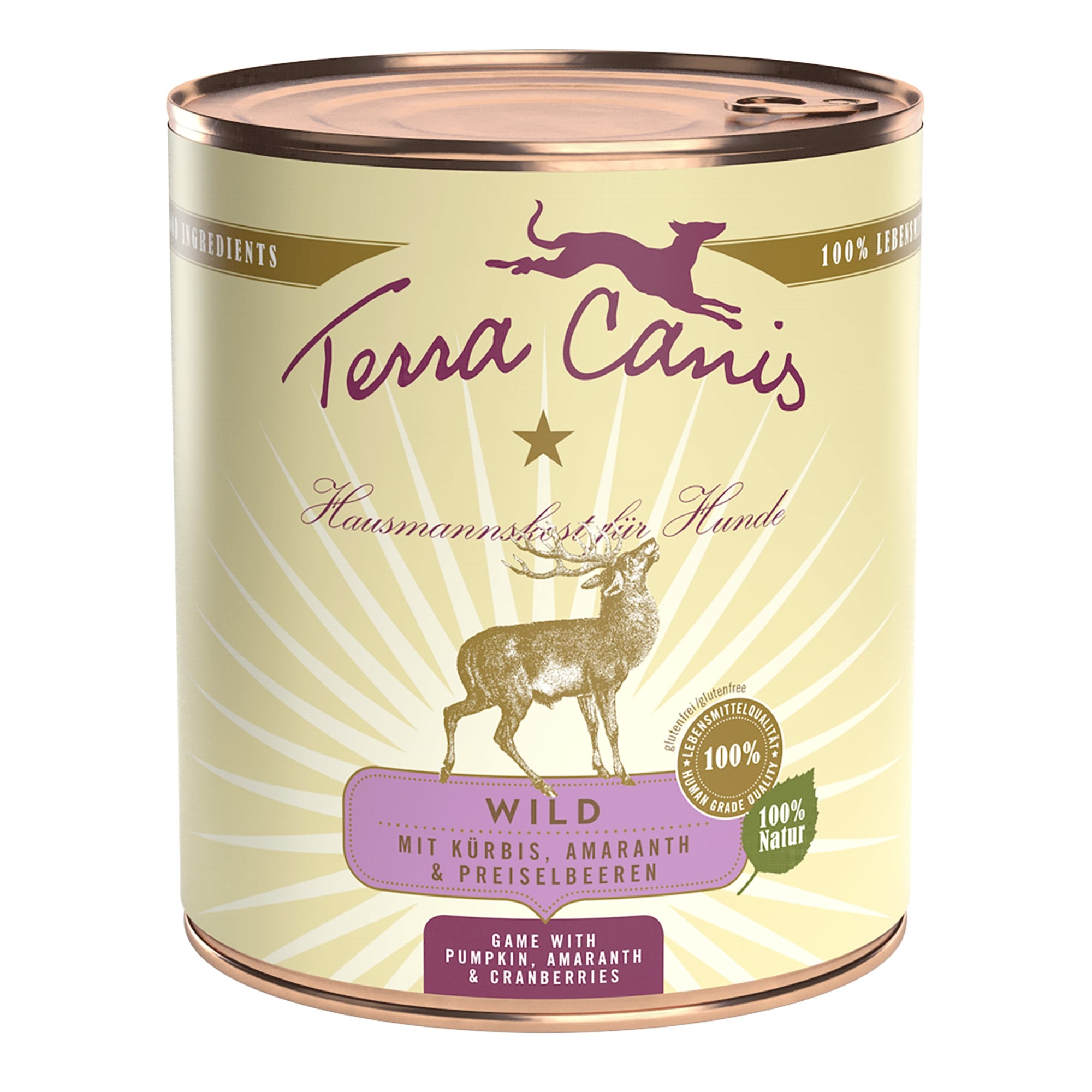 Terra Canis Wild mit Kürbis, Amaranth und Preiselbeere, 800 g