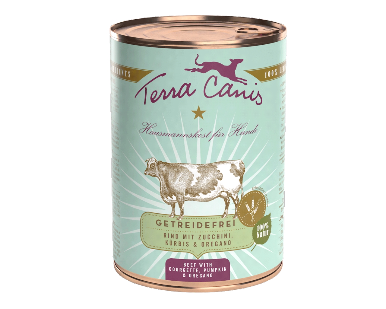 Terra Canis Rind mit Zucchini, Kürbis und Oregano, 400 g