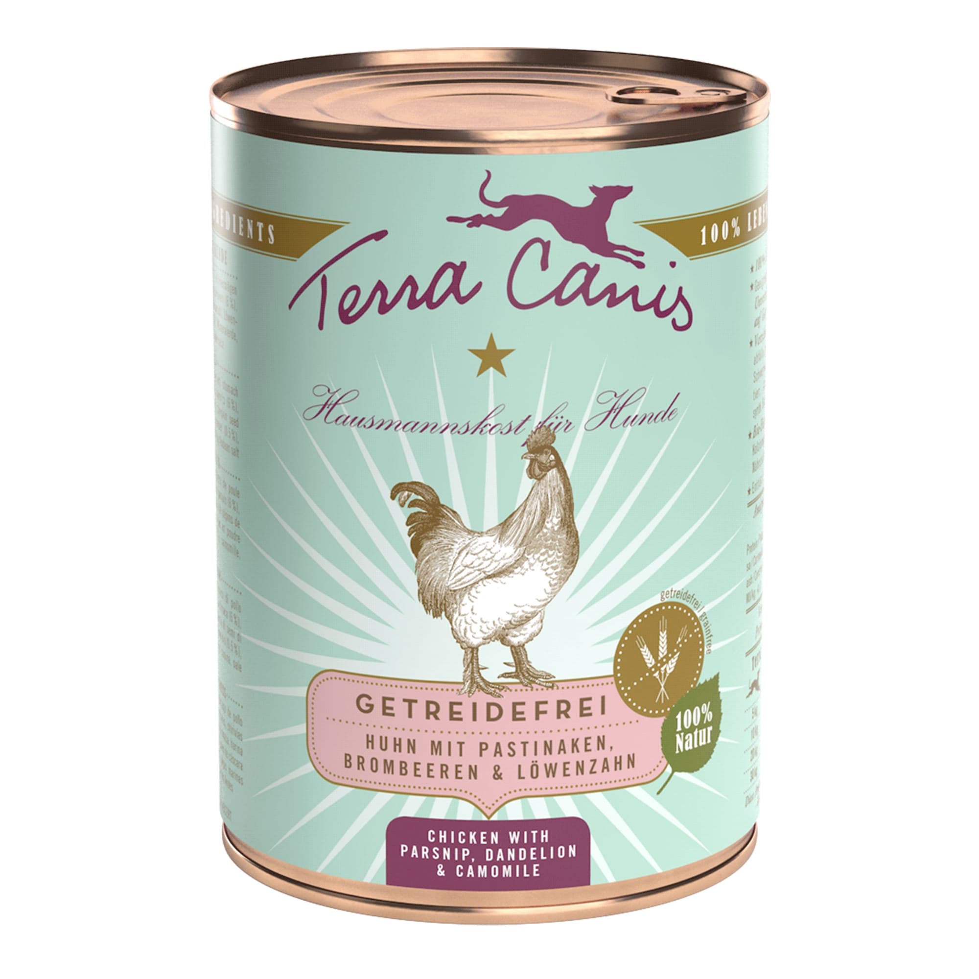 Terra Canis Huhn mit Pastinake, Brombeere und Löwenzahn, 400 g
