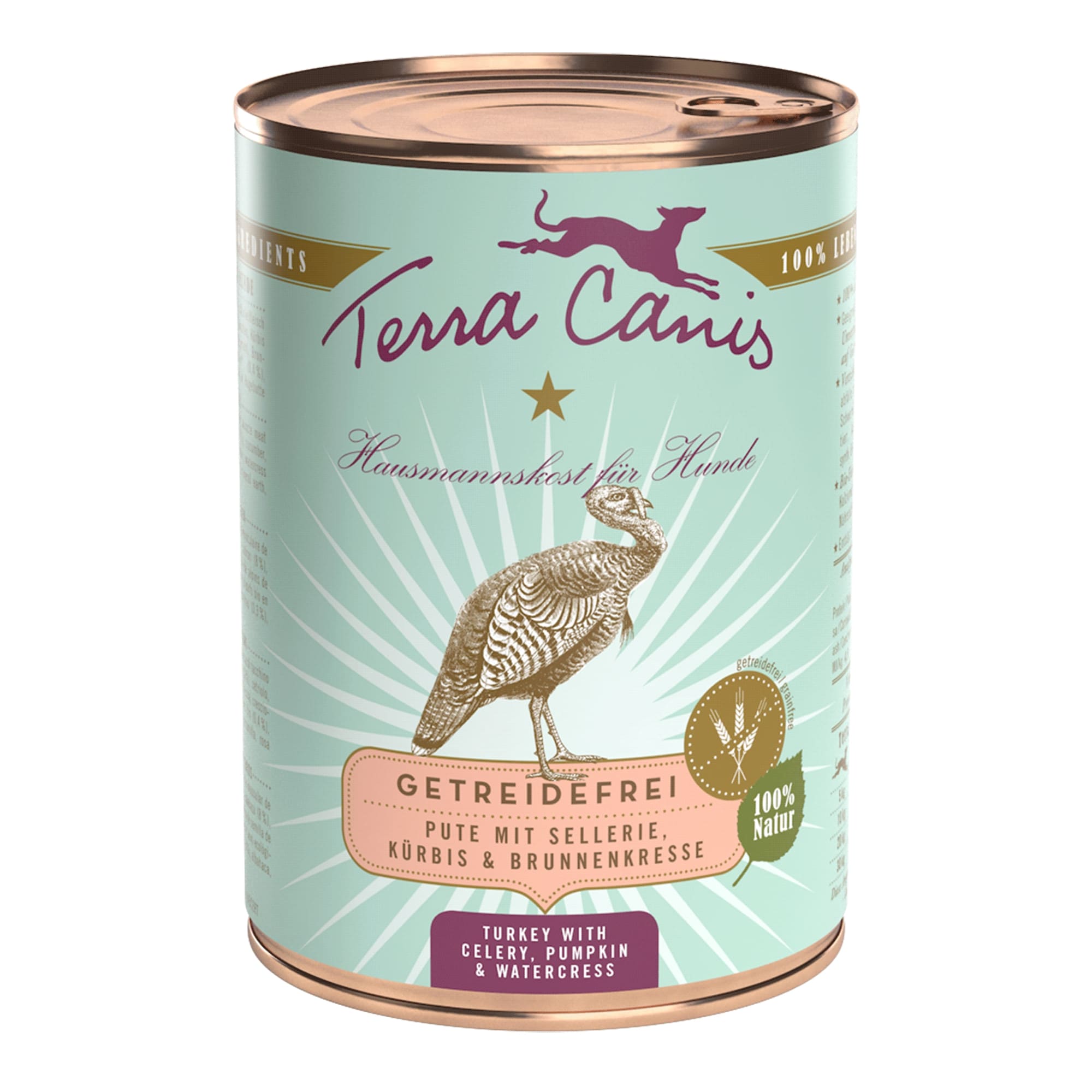 Terra Canis Pute mit Sellerie, Kürbis und Brunnenkresse, 400 g