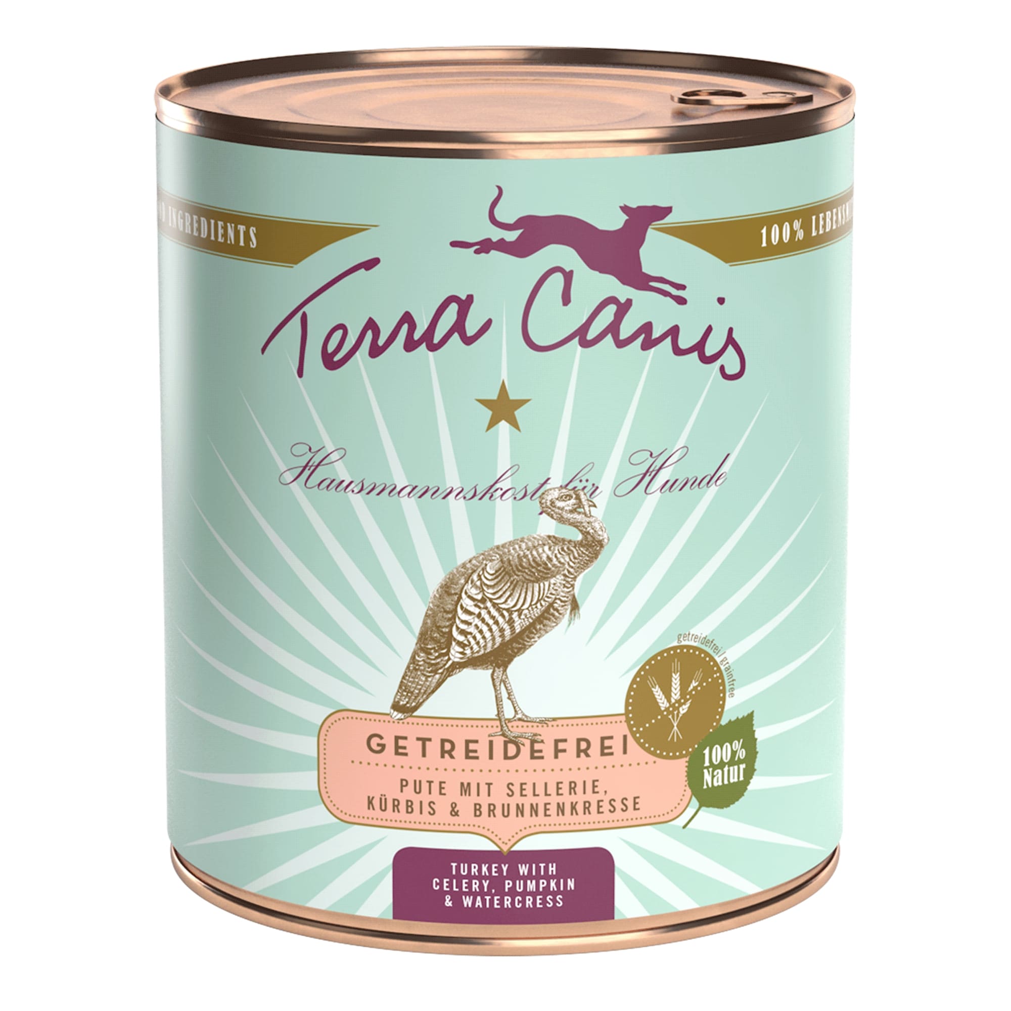 Terra Canis Pute mit Sellerie, Kürbis und Brunnenkresse, 800 g
