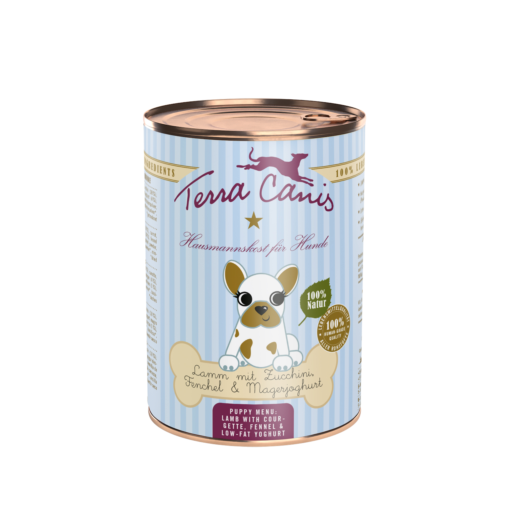 Terra Canis Welpe Lamm mit Zucchini, Fenchel und Magerjoghurt, 400 g