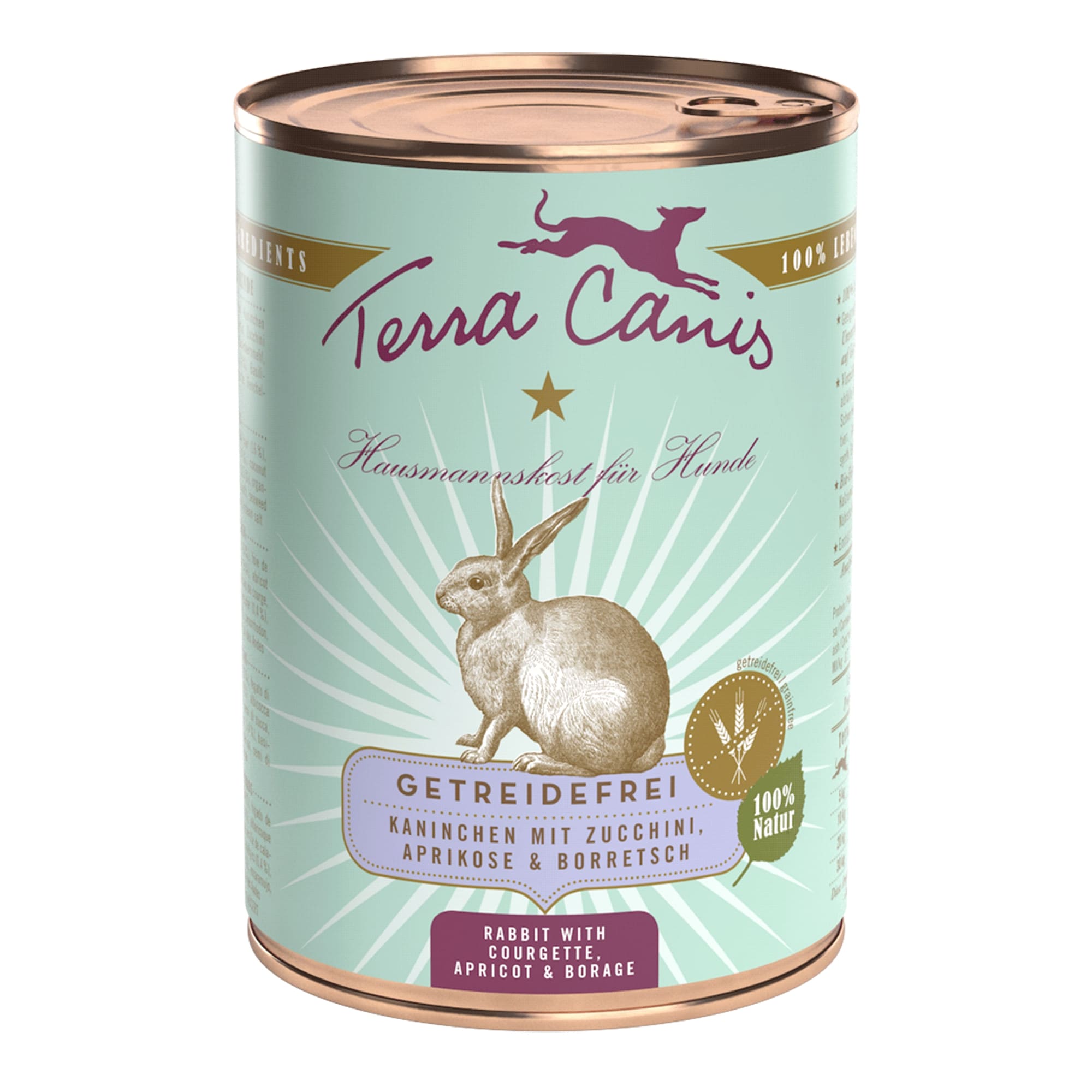 Terra Canis Kaninchen mit Zucchini, Aprikose und Bohnenkraut, 400 g
