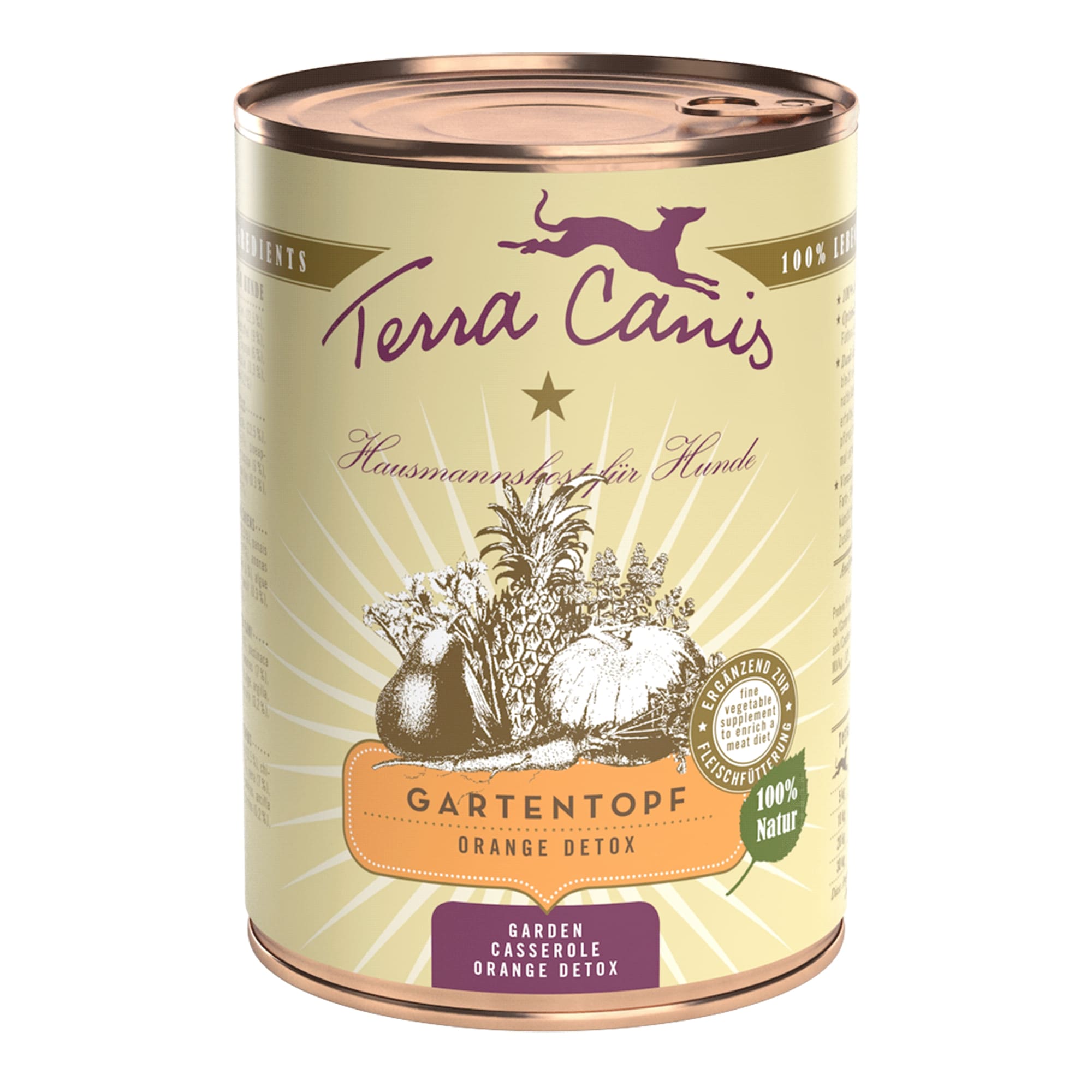 Terra Canis Gartentopf Orange Detox, 400 g