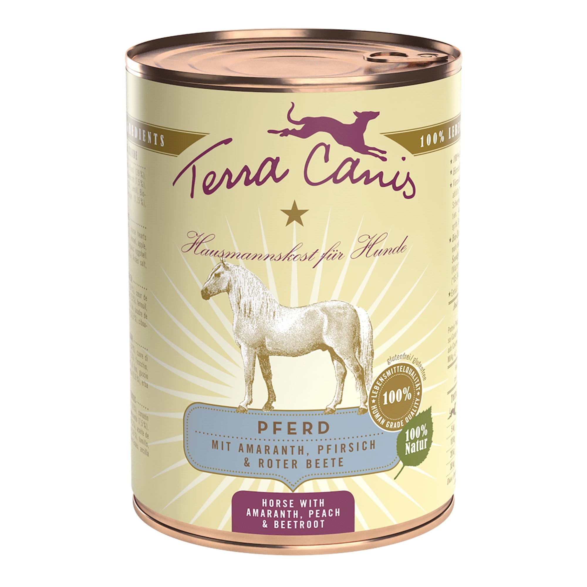 Terra Canis Pferd mit Amaranth, Pfirsich und Roter Bete, 400 g