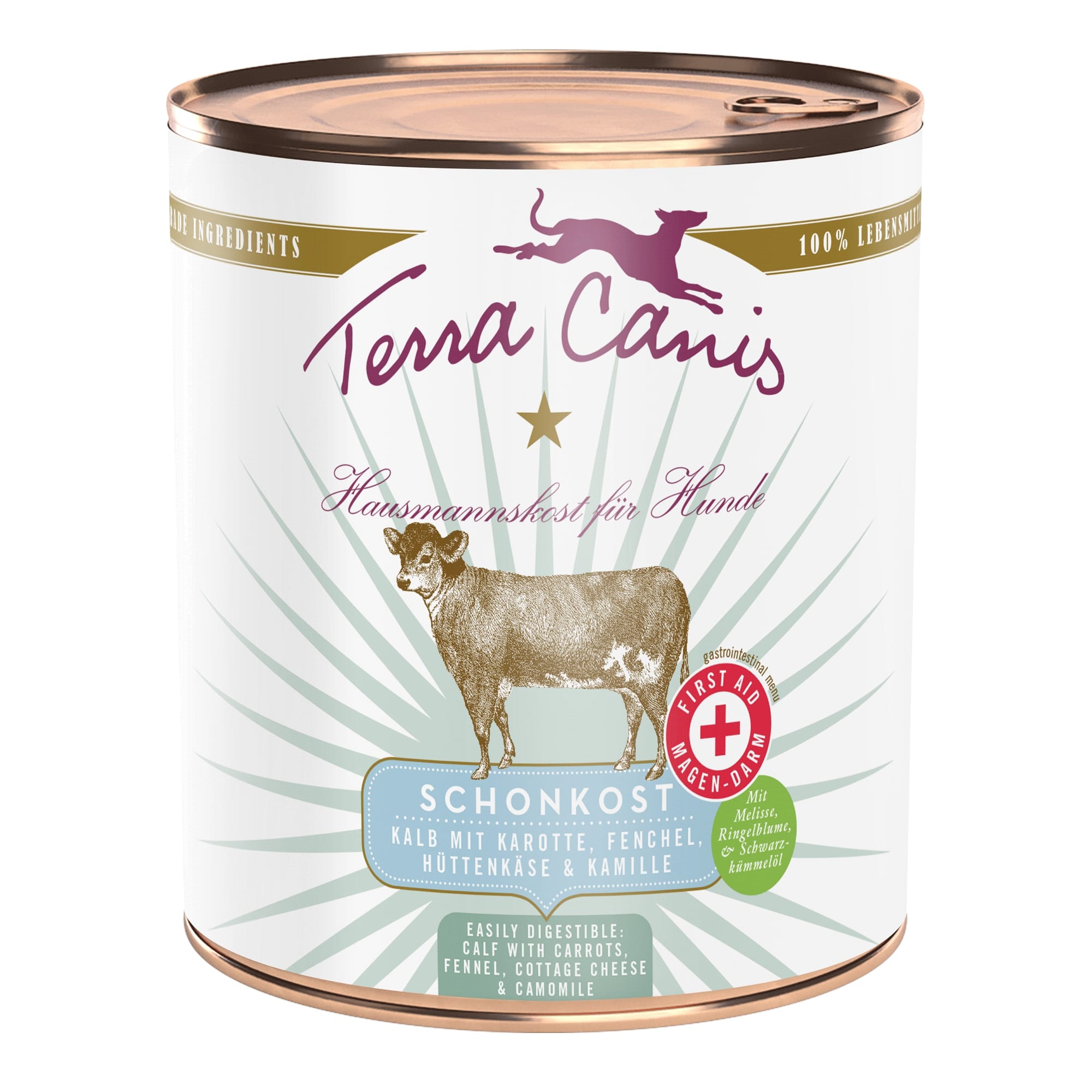 Terra Cabus First Aid Magen-Darm-Schonkost, Kalb, 400 g