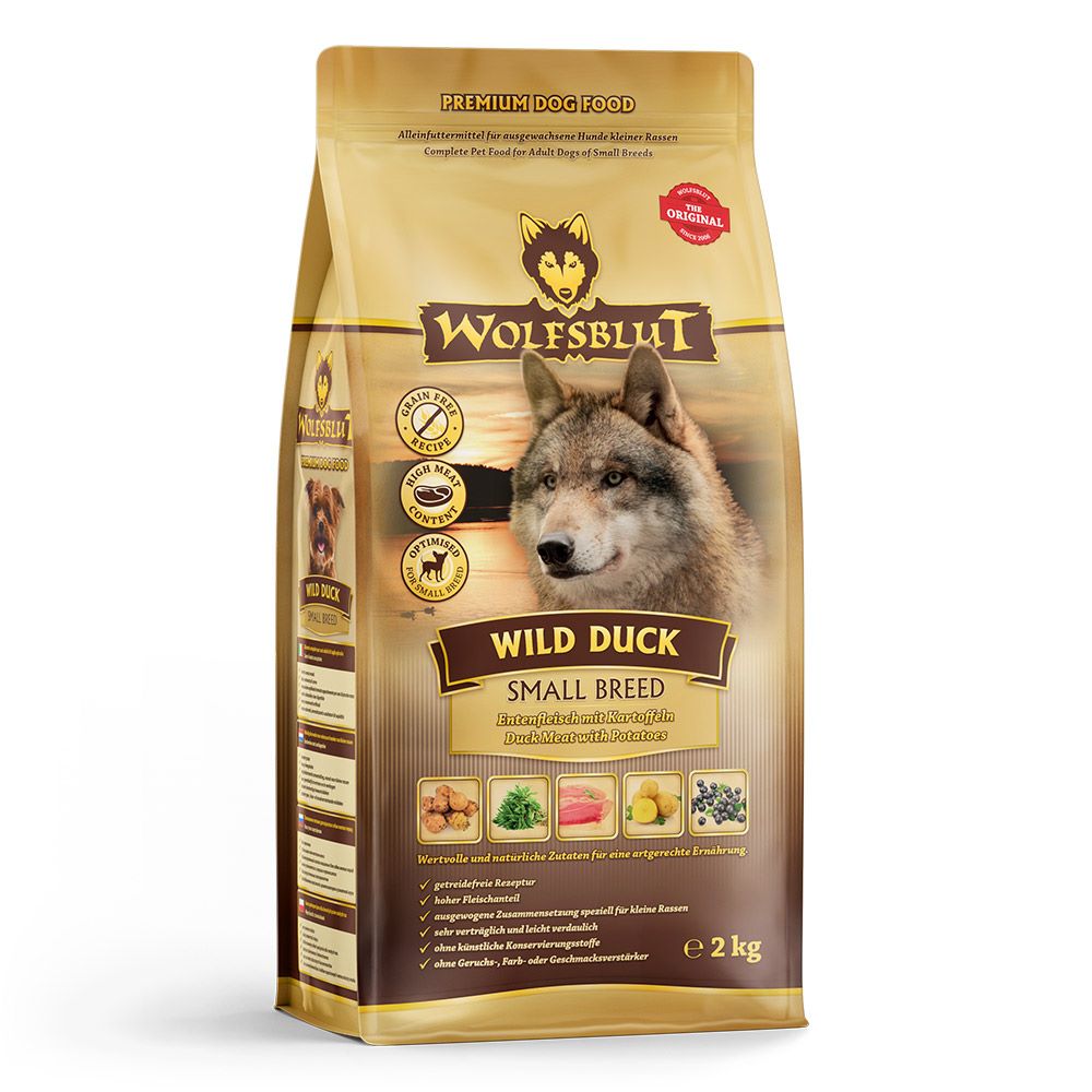 Wolfsblut Small Breed Wild Duck, 2 kg