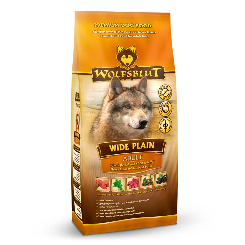 Wide Plain Adult, Pferdefleisch mit Süßkartoffel, 500 g