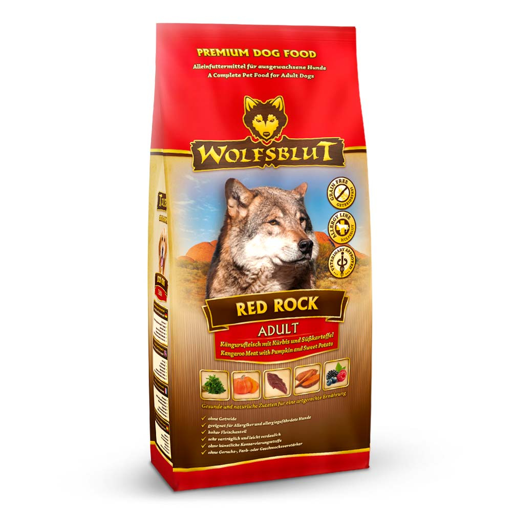 Wolfsblut Trockenfutter 2kg Adult Red Rock