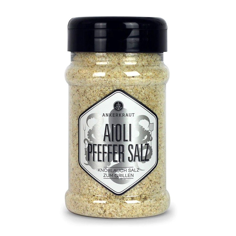 Ankerkraut Aioli-Pfeffer Salz, 310 g im Streuer