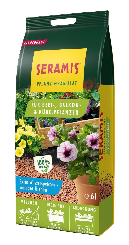Bio-Pflanzgranulat für Hochbeete, Balkon & Kübelpflanzen