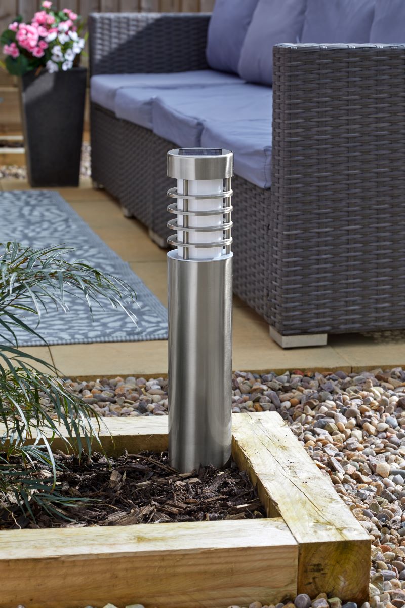 Pfahlleuchte Orion Edelstahl 20 Lumen 50 x 10 cm