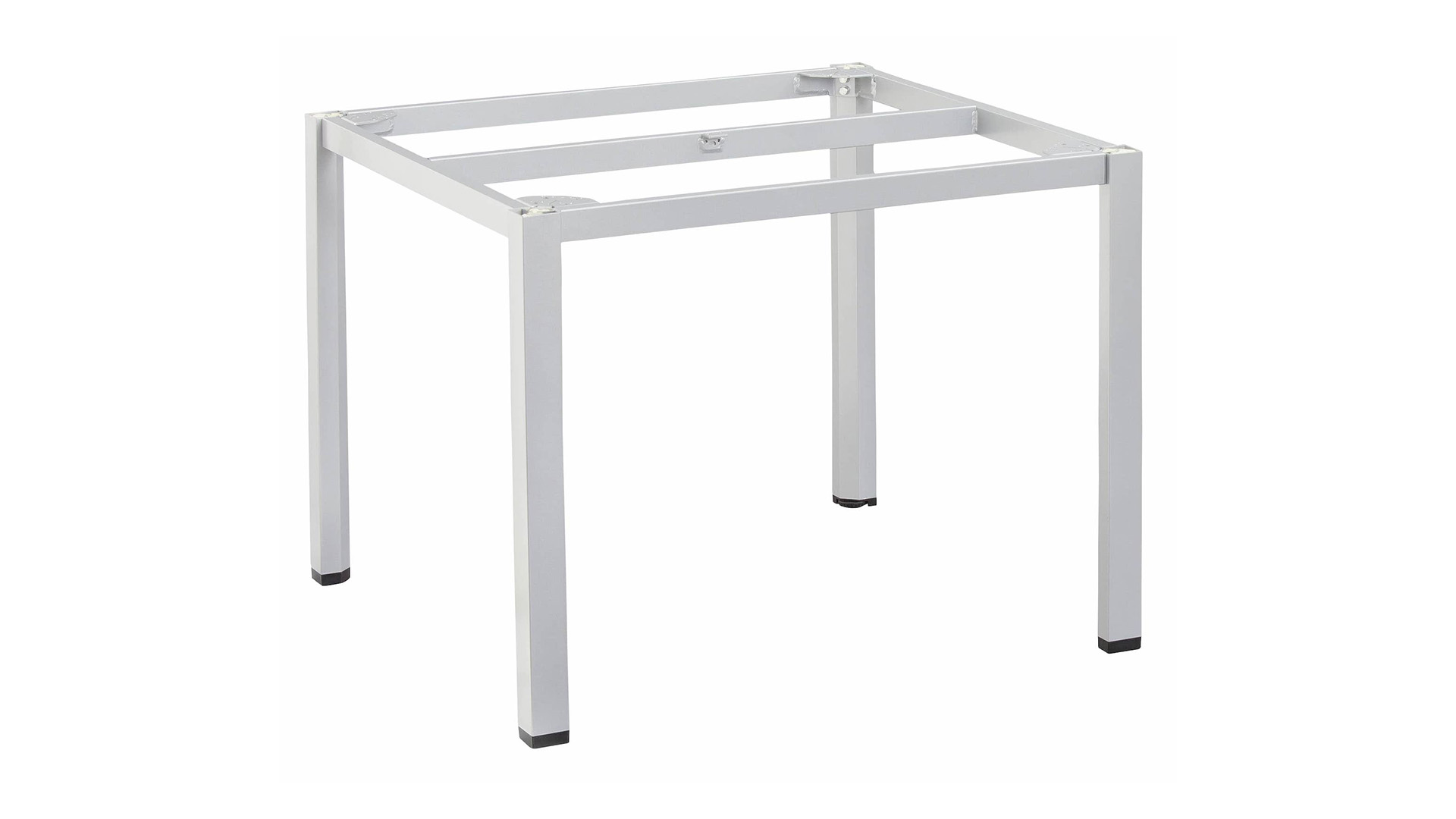 Tischgestell Cubic 160 x 95 cm Alu weiß