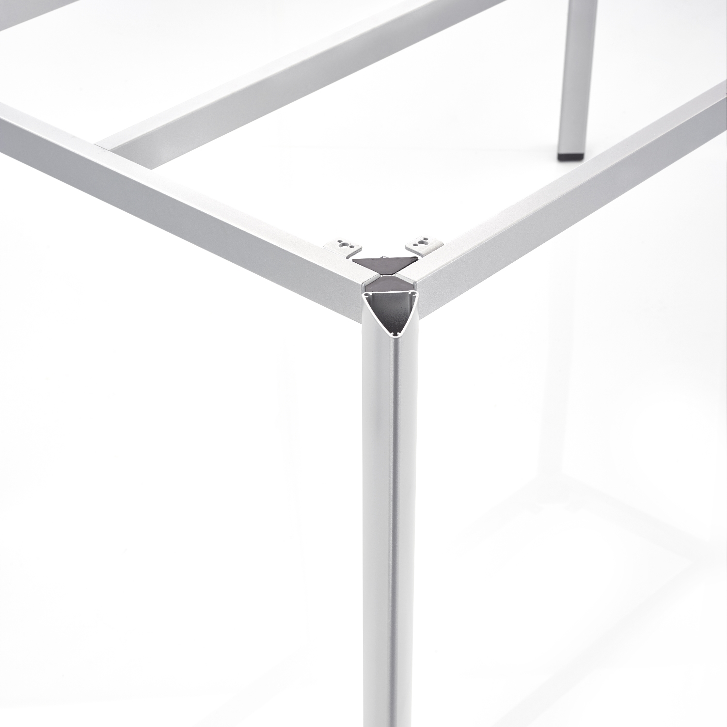 Tischgestell EDGE 95x160cm Alu silber