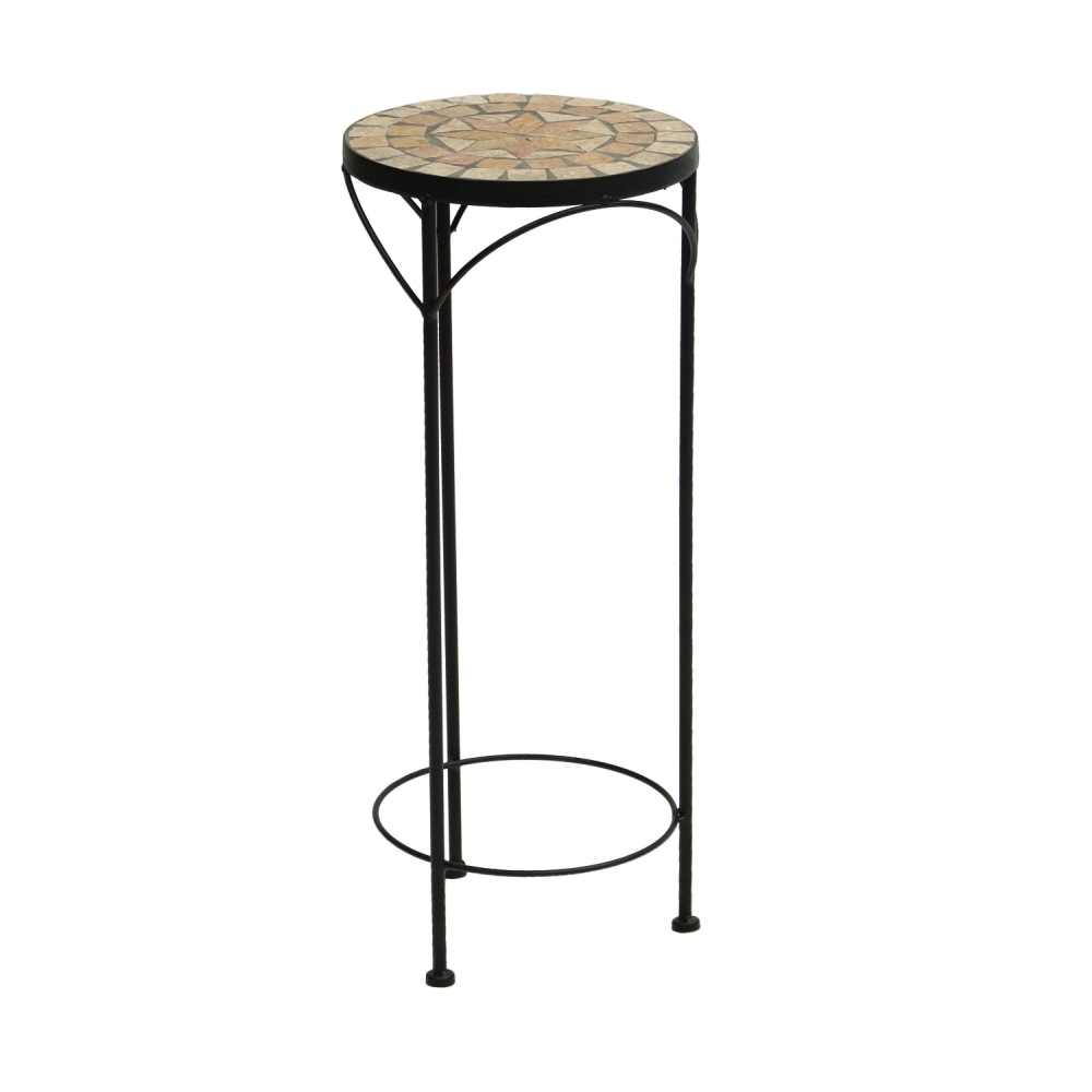 Blumenhocker Catania Mosaik Mittel braun