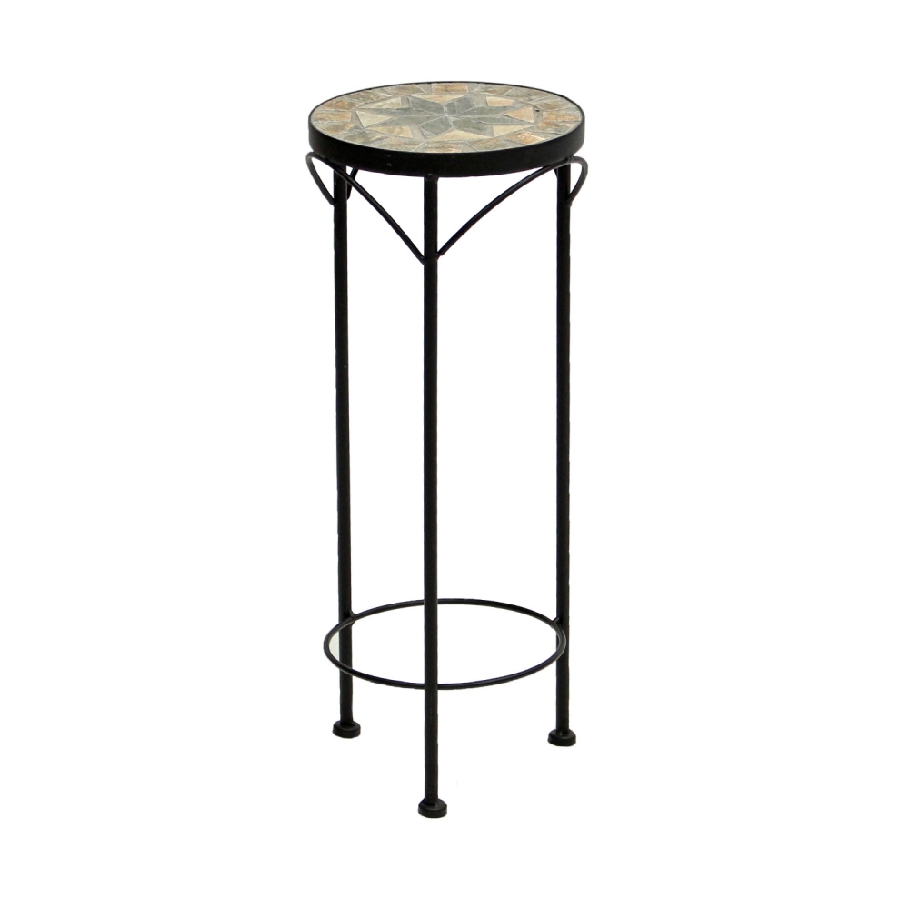 Blumenhocker Catania Mosaik Klein schwarz