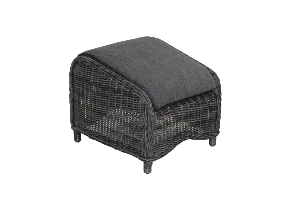 Hocker Broadway 55 x 50 cm light charcoal