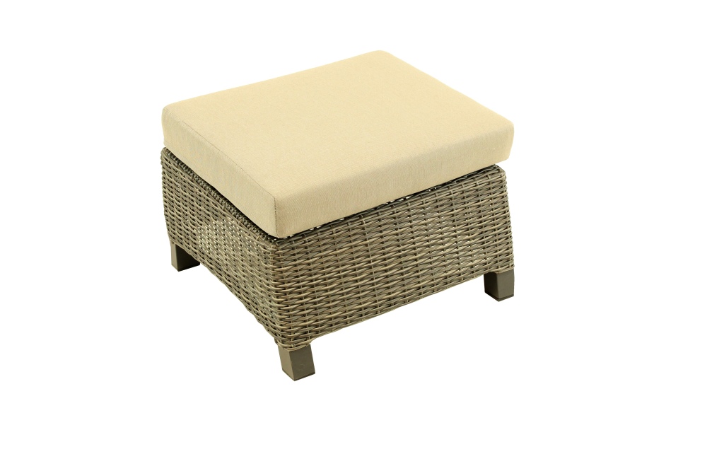Hocker Benedetto dark pine inkl. Kissen