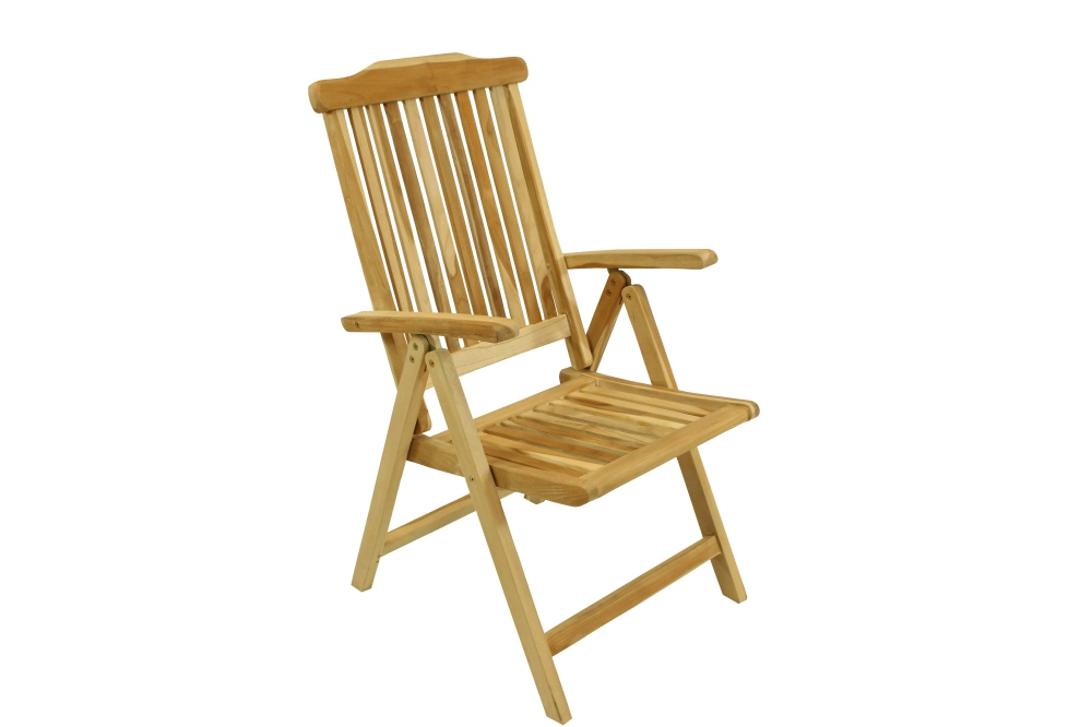 Klappsessel Bardolino Eco Teakholz natur