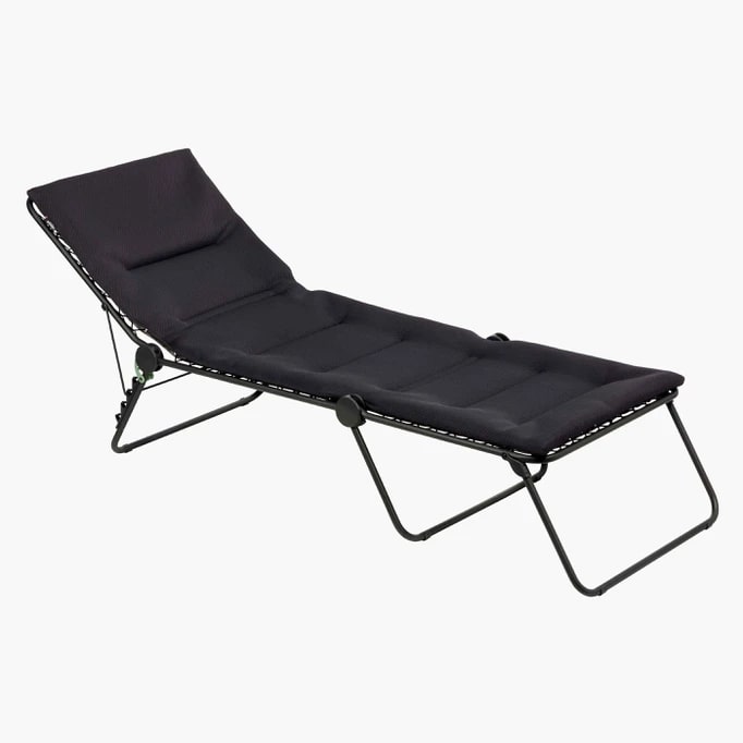 Dreibeinliege Siesta AirComfort Noir Acier