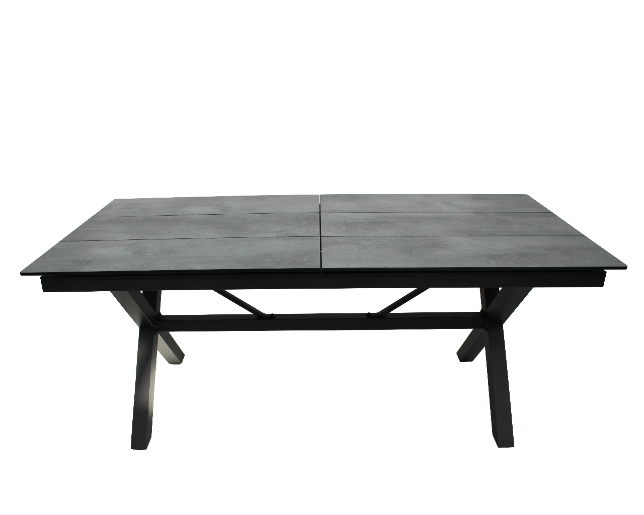 Ausziehtisch Brito grau Betonoptik 180/240 x 88,5 cm