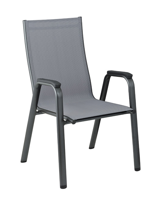 Kettler Sessel Cirrus silber/anthrazit stapelbar