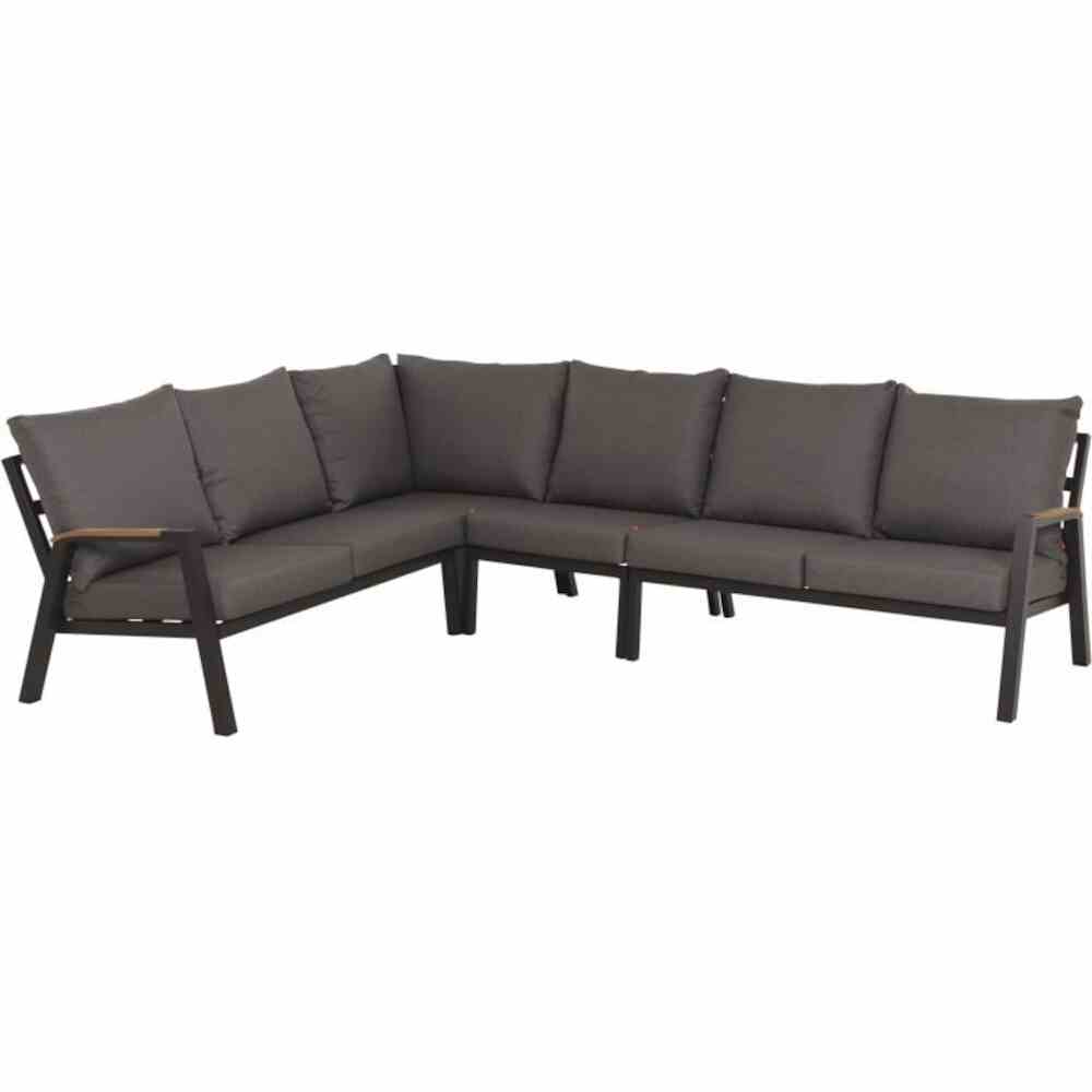 Lounge Lindos 4-tlg. matt anthrazit Alu
