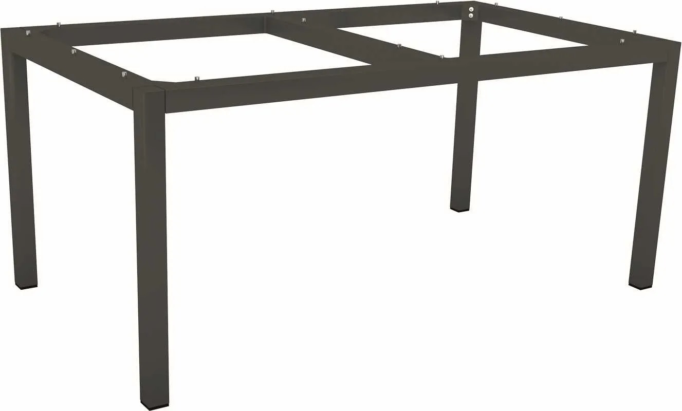 Tischgestell 160 x 90 cm Aluminium anthrazit