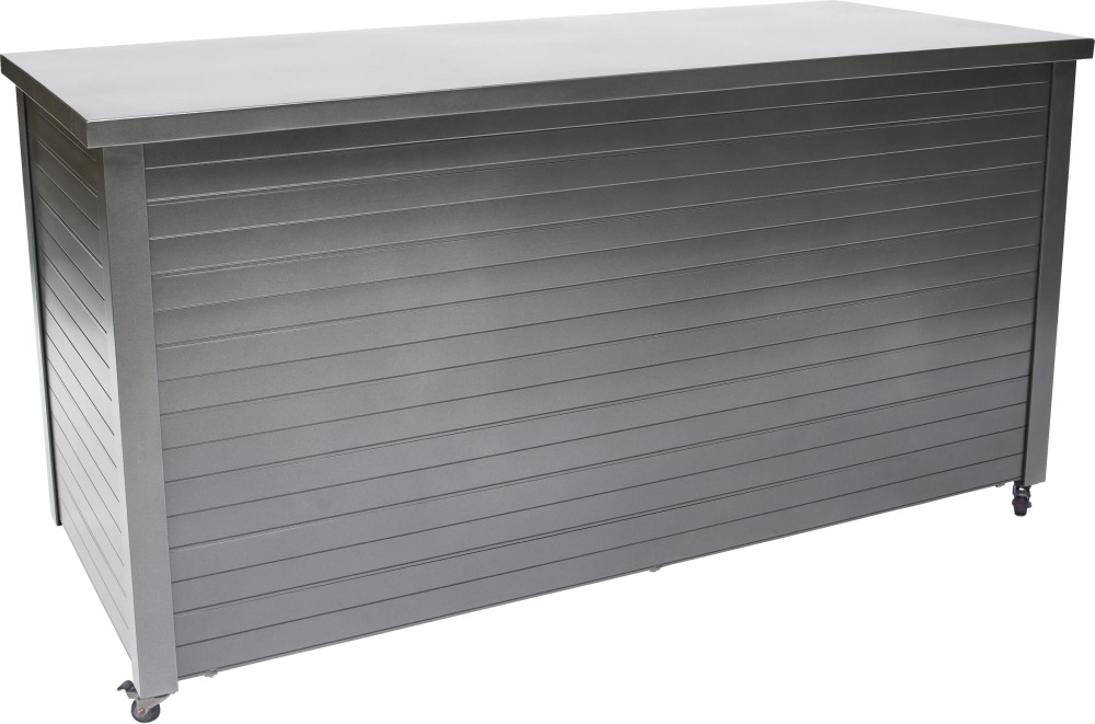 Kissenbox 176x76x91cm Aluminium anthrazit