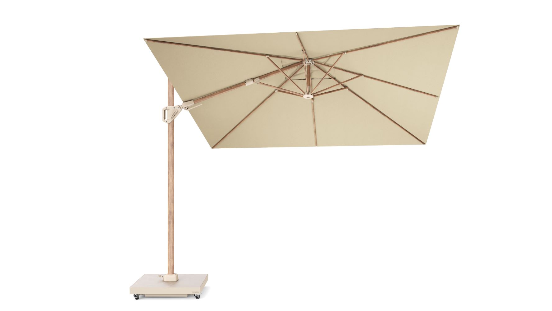 Ampelschirm Challenger T2 3x3m Champagner