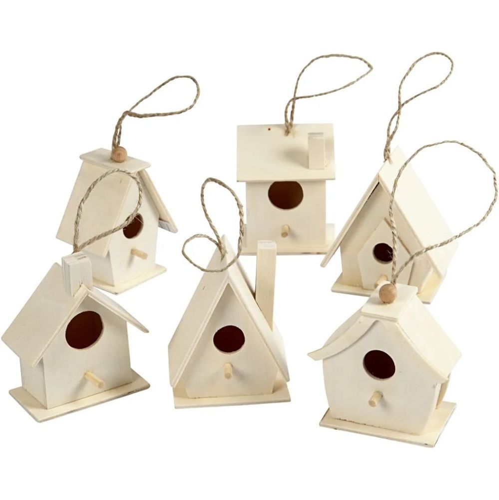 Mini-Vogelhaus aus Holz