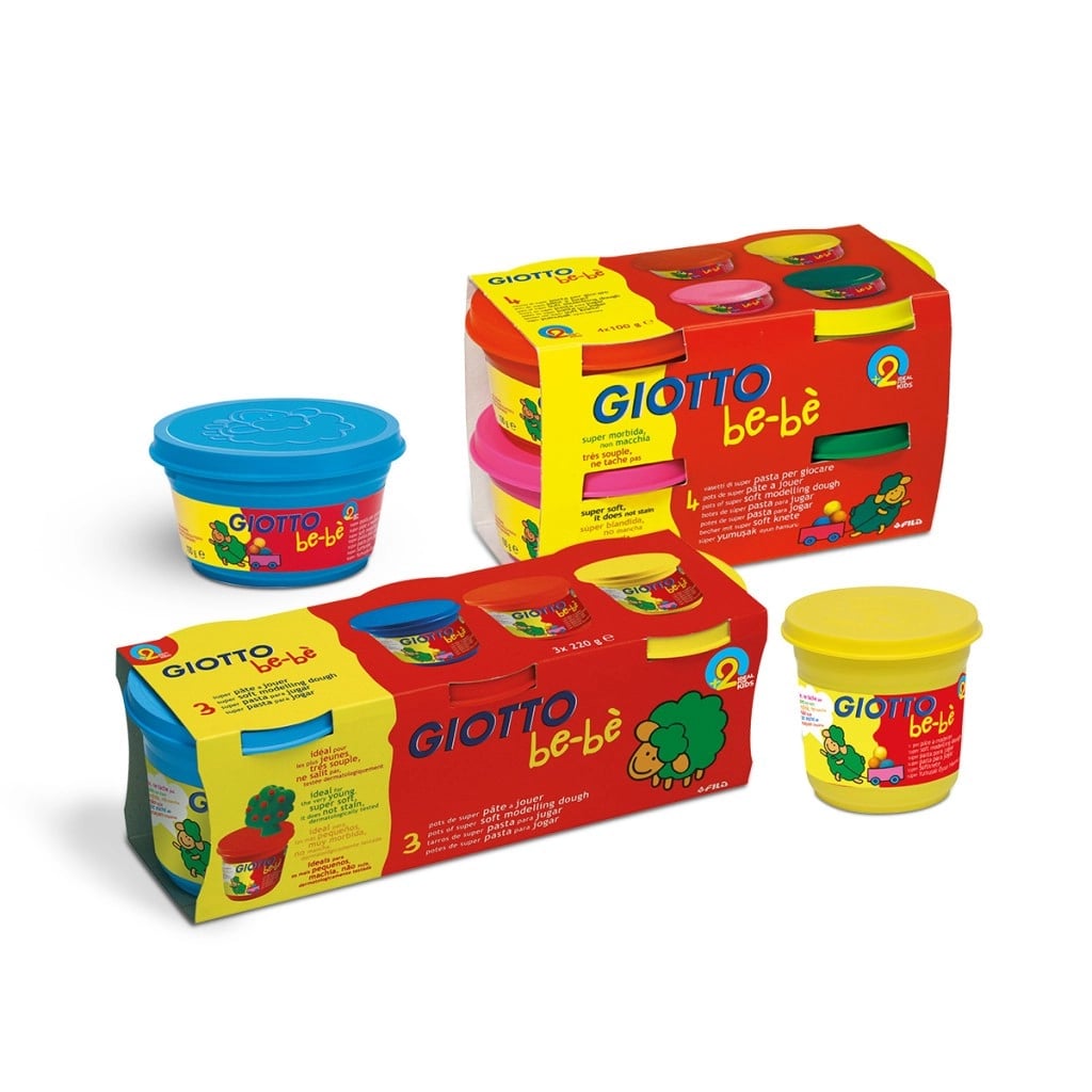 GIOTTO be-be Super Modelliermasse, 3 x 100 g