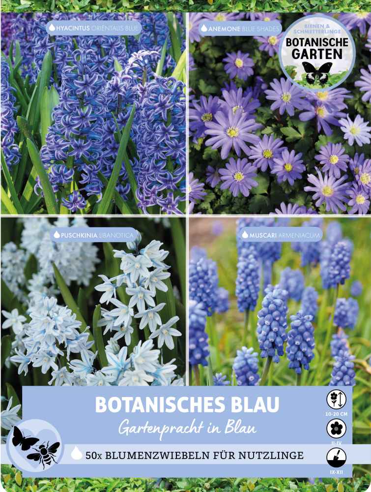 Botanisches Blau 50 Stück