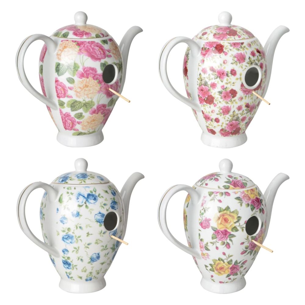 Esschert Design Kaffeekanne Vogelhaus