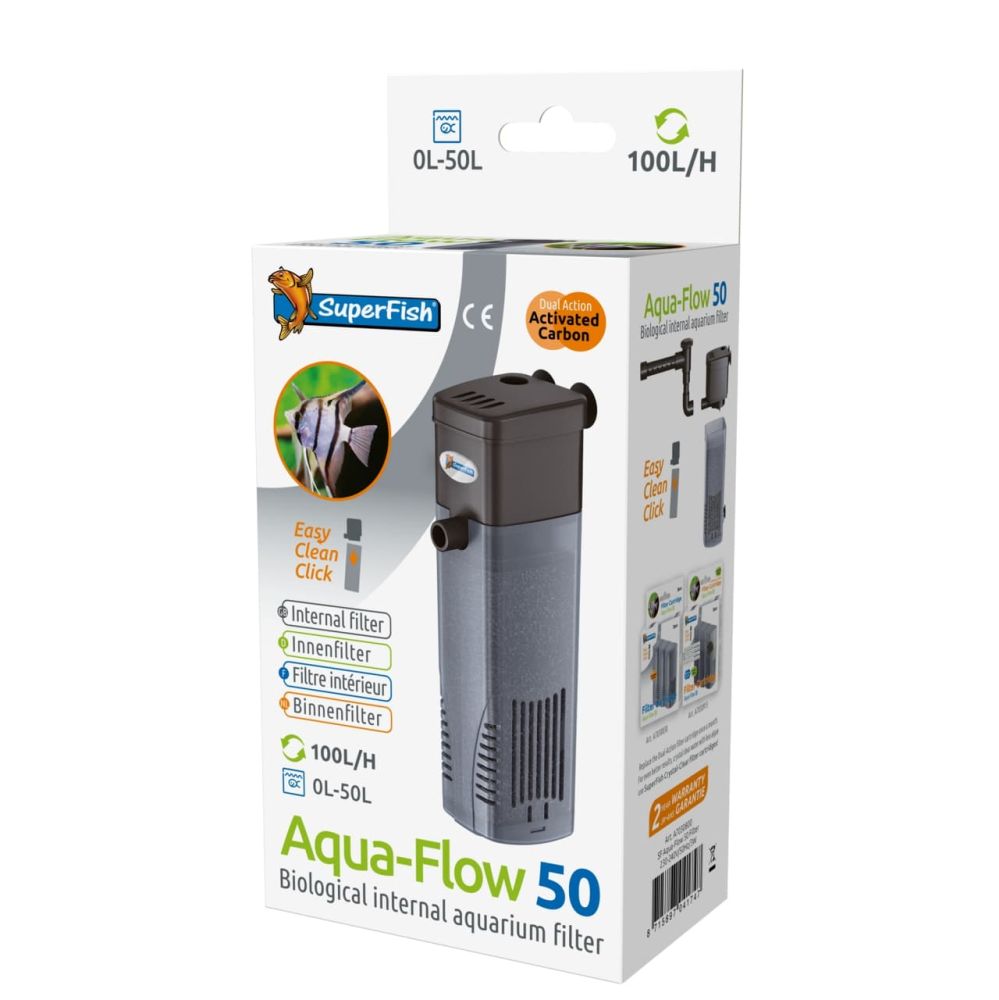 Superfish Aqua-Flow 50 Filter 100 l/h 1000 g