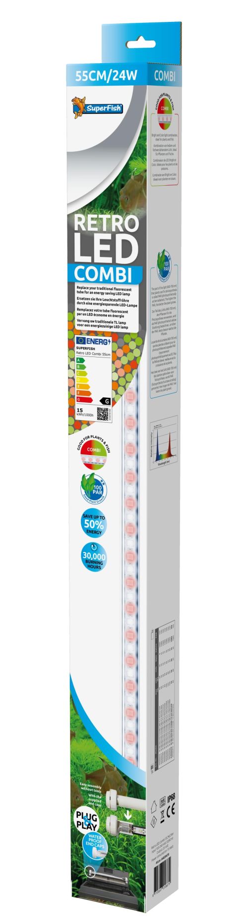 Superfish RetroLED Combi 24 W/ 55 cm / T5