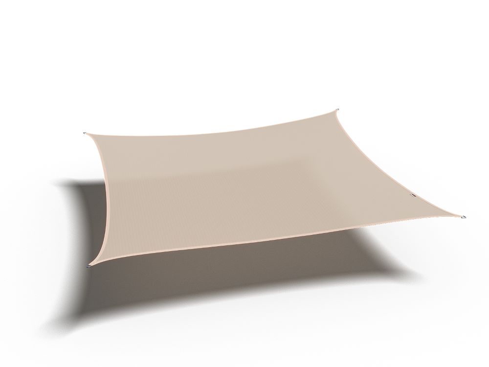 Sonnensegel Coolfit 500 x 500 cm ecru-weiß