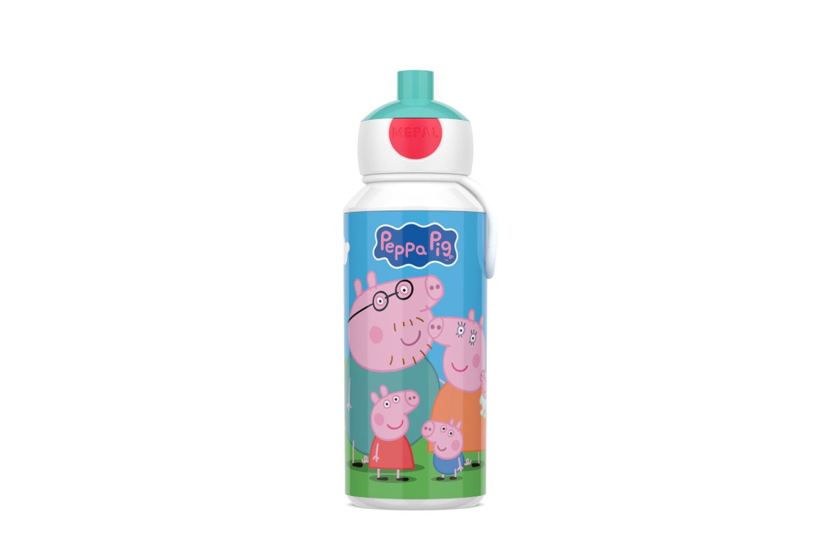 Trinkflasche pop-up campus 400 ml – peppa pig