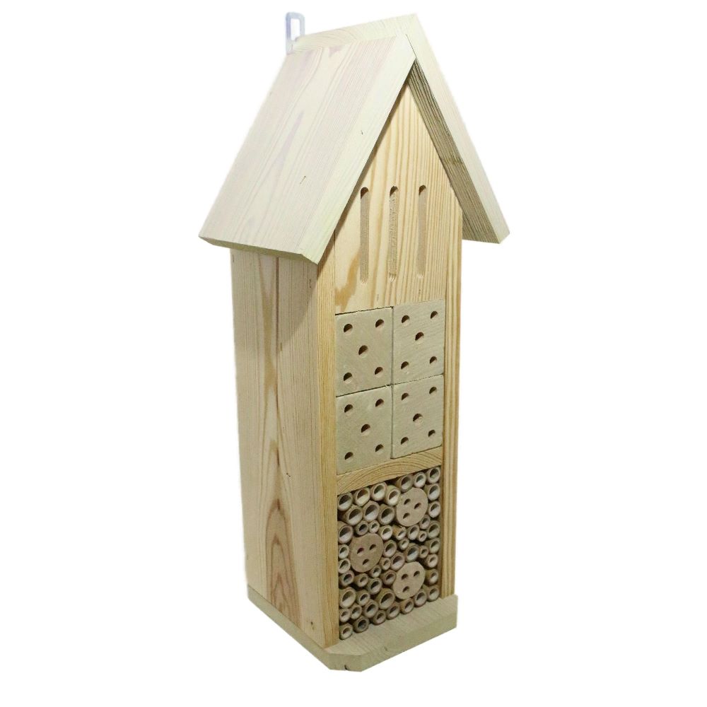Casi Insektenhotel natur/sand, 19 x 15 x 50 cm