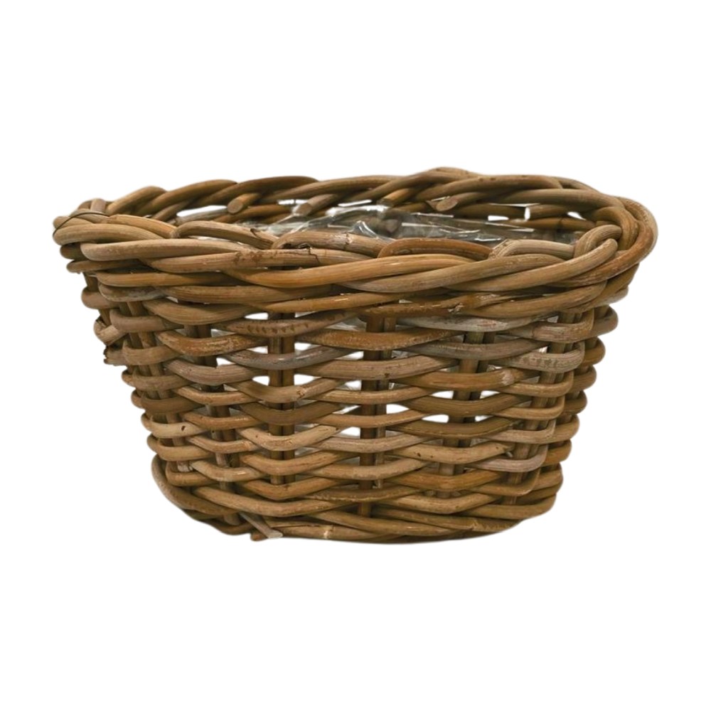Balkonkorb oval kubu grey 30x18x18cm