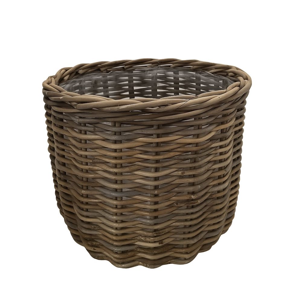 Korb natur grau 42x37cm