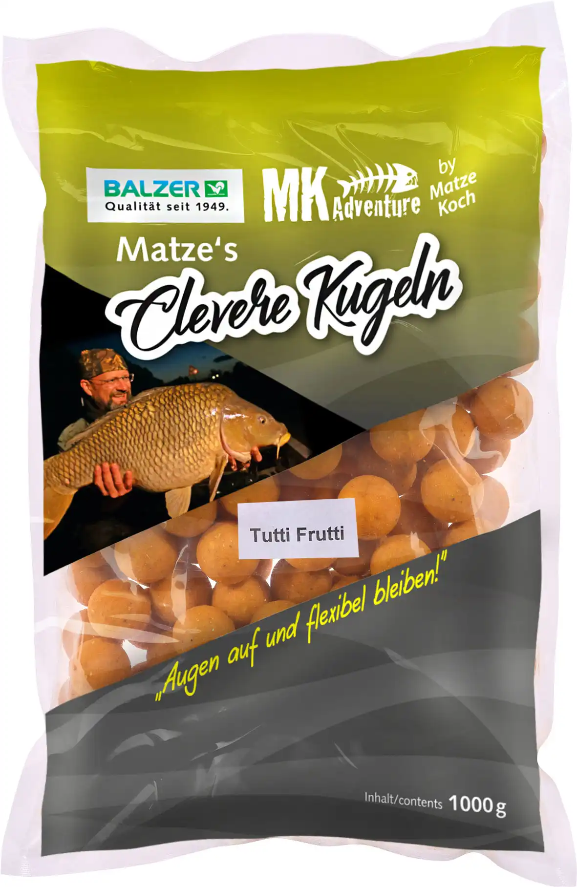 Balzer MK Boilies Clevere Kugel 15/20mm Mix Tutti Frutti 1kg