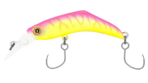 Bassday Mogul Helium 45F Area Forellenwobbler-P-431 Pink Back Tiger-Lime