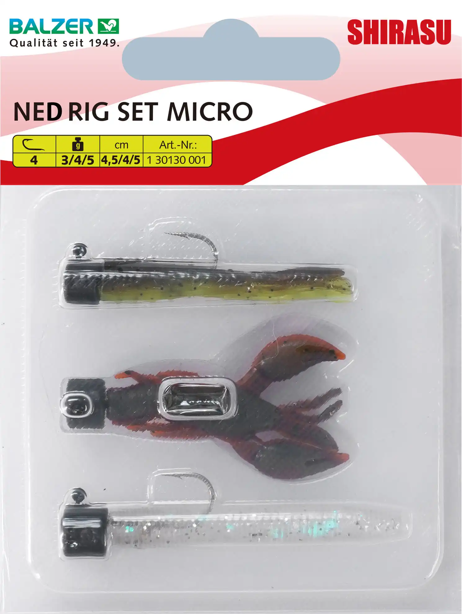 Balzer Micro Ned Rig Set 4,5cm