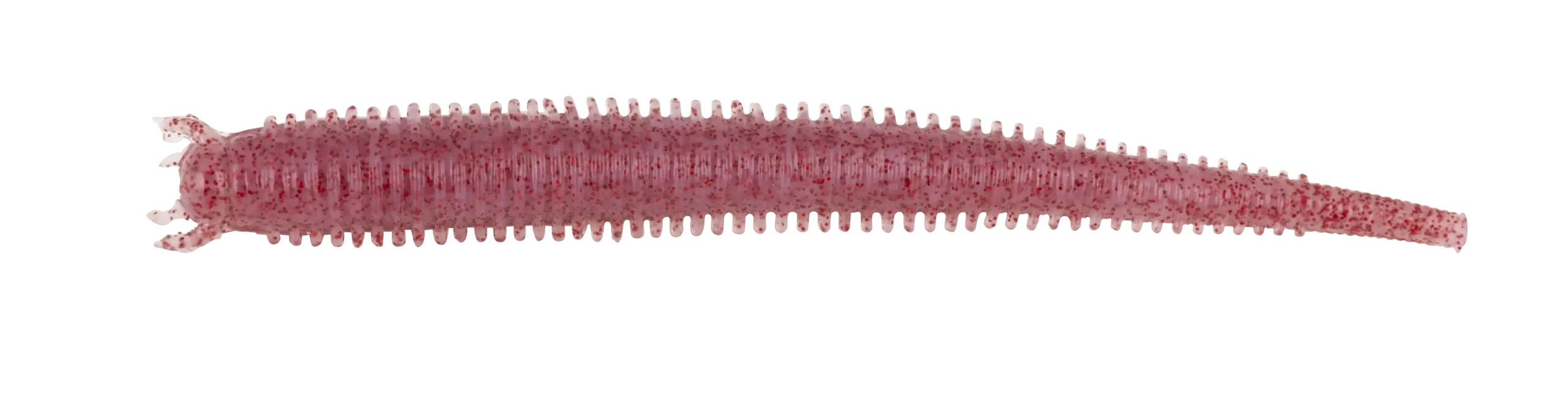 Berkley Gulp SW Fat Sandworm 10cm Clear Red Fleck