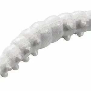Berkley Power Garlic Honey Worm 2,5cm White