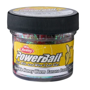 Berkley Sparkle Honey Worm 2,5cm Red/Scales